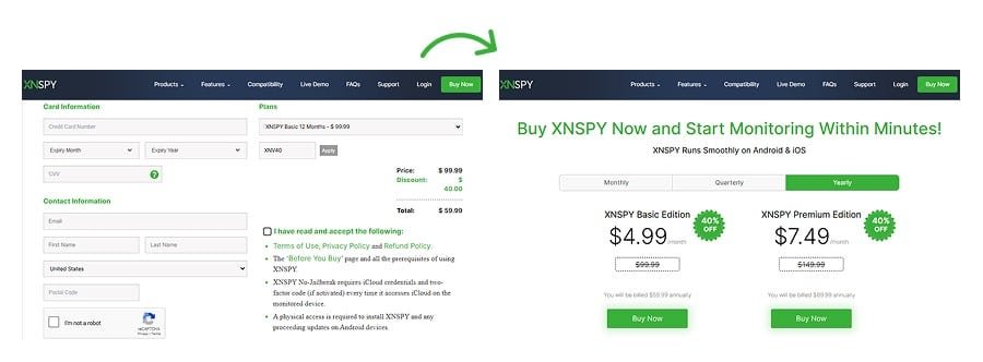 الاشتراك في Xnspy