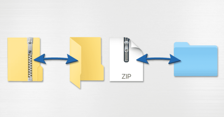 برنامج فتح ملف zip