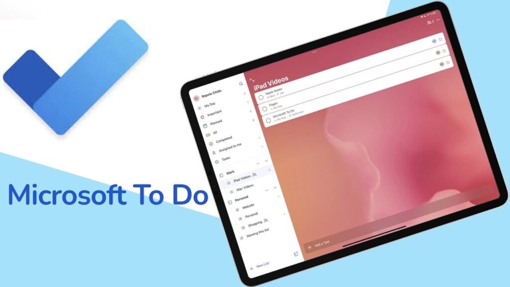 Microsoft To Do من أفضل برامج الاندرويد المجانية لإدارة المهام