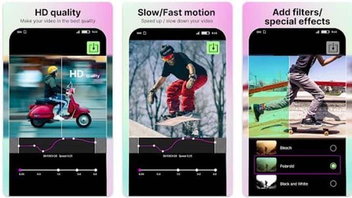 Slow Motion Video FX أفضل برنامج تبطيء الفيديو للأندرويد