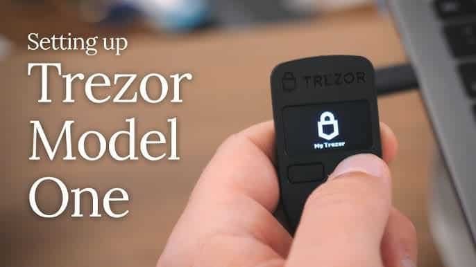 Trezor Model One افضل محفظة باردة للعملات الرقمية بالنسبة للمبتدئين